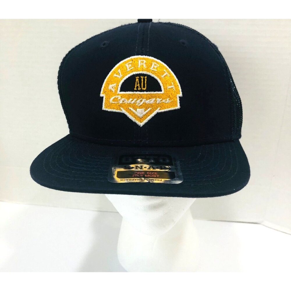 NWT Averett University AU Baseball Hat Cap Men's Women's OS Snapback Mesh Cotton